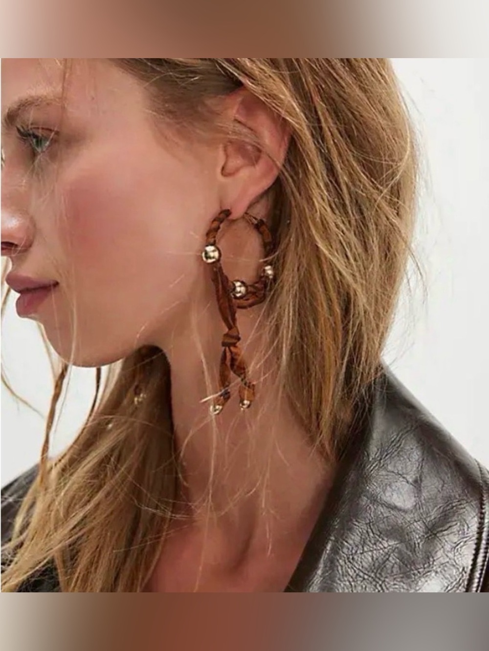 Free People Lingering Love Hoops. NWT.